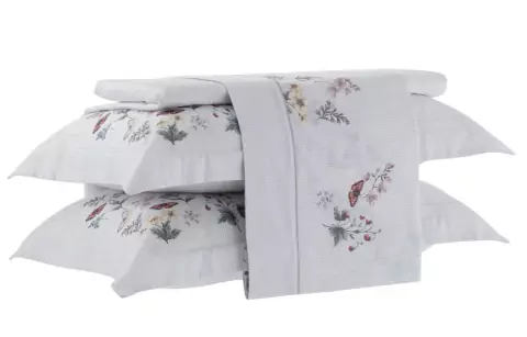 Jogo de Cama Kacyumara Satinee Queen Estampado - Maeva 100%Algodão Egípcio
