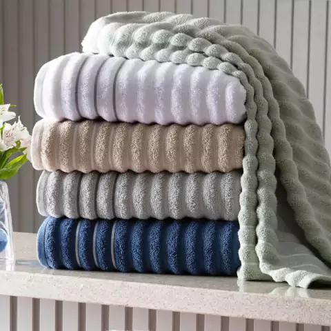 Toalha de Rosto Corttex Jacquard Wave - 99%Algodão