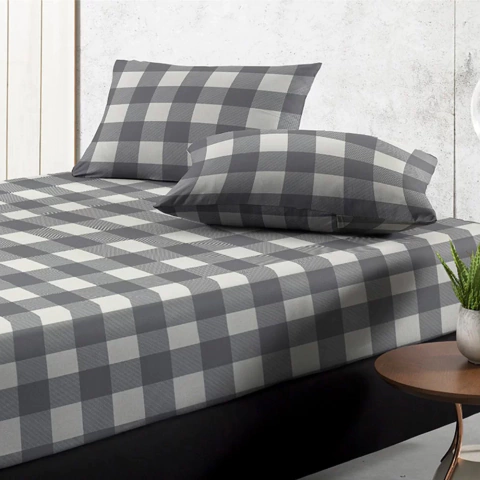 Jogo de Cama Arrumada Simples Atacama Malha Soft 100% Algodão