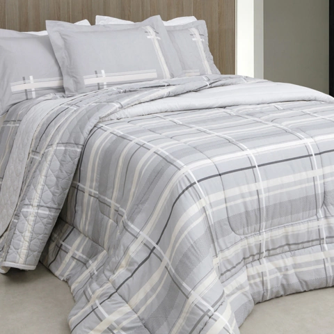 Edredom Kacyumara Vida Bela Aramil 200 Fios - 100% Algodão