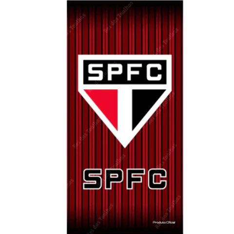 Toalha de Praia Buettner São Paulo Aveludada Estampada - 70x140cm