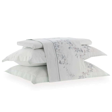 Jogo de Cama Kacyumara Satinee Liora 300 Fios - 100% Algodão - Casal 40