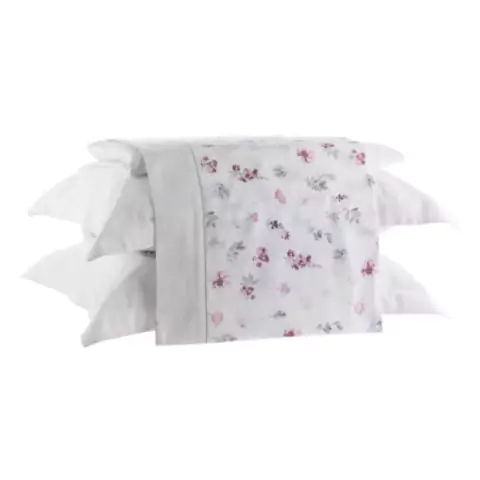 Jogo de Cama Satinee Kacyumara Casal Estampado - Lydie