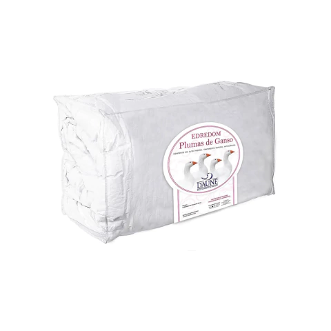 Edredom Daune 100% Plumas de Ganso - Branco - King