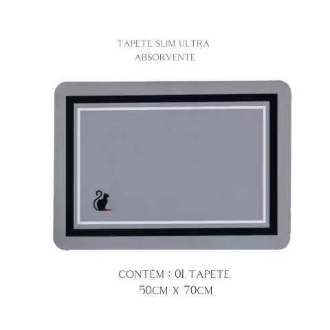 Tapete Slim Kacyumara Decore 50cm x 70cm - gatito