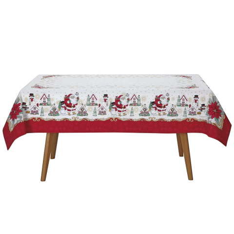 Toalha de Mesa Athenas Estampado Natal 119 - 1,40m x 1,40m