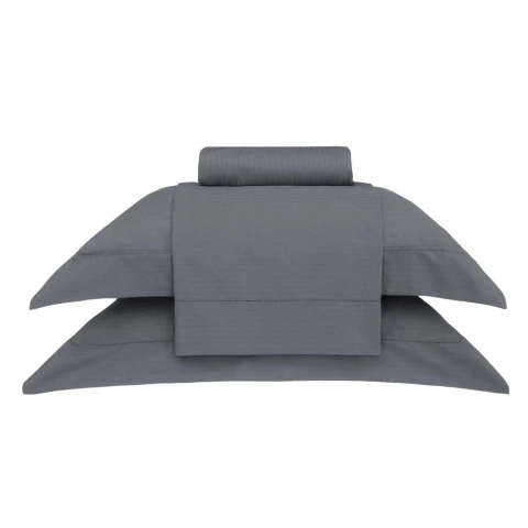 Jogo de Cama Buddemeyer Damask Stripes - 300 Fios - Casal