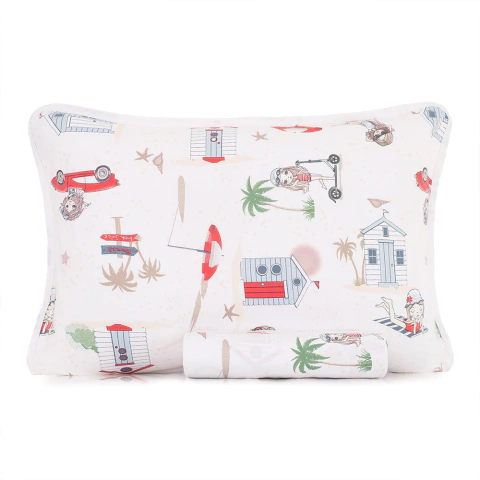 Jogo de Cama Simples Mundo Kids Malha Malibu