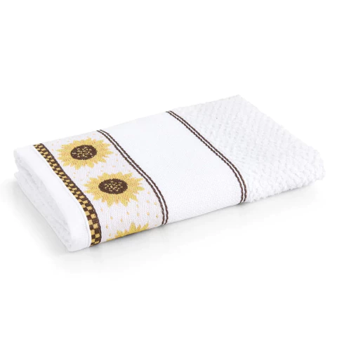 Pano de Copa Felpudo Para Bordar Messina Girassol