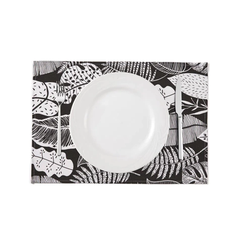 Jogo Americano Impermeável Folharia - 4 Peças