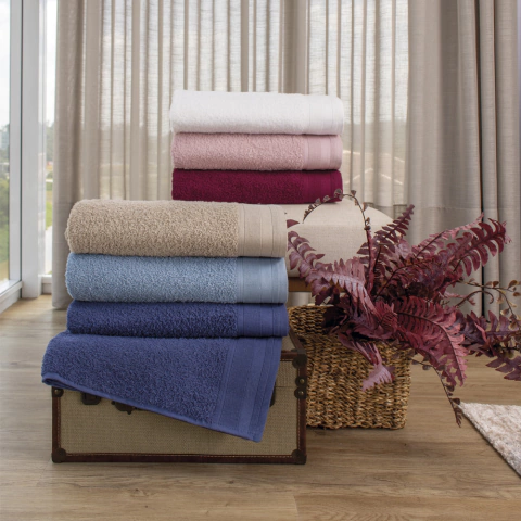 Toalha de Rosto Atlântica Una - 100% Algodão