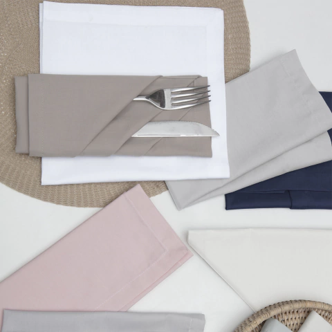 Guardanapo Kacyumara Percal 200 fios Nova Mesa 4 peças - 100% Algodão