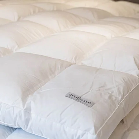 Pillow Top Pluma Touch - 230 Fios - 100% Algodão - Branco - Casal