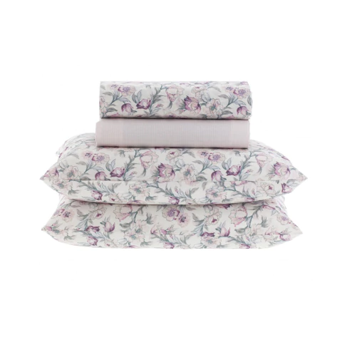 Jogo de Cama Kacyumara New Innovi Ciesta 180 Fios - 100% Algodão - Solteiro