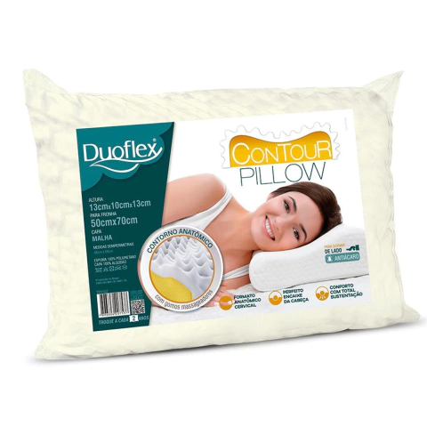 Travesseiro Contour Pillow Anatômico - 100% Poliuretano