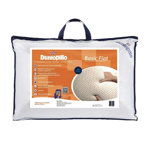 Travesseiro Basic Flat Látex