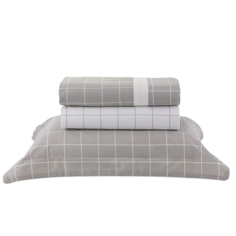 Jogo de Cama Kacyumara Vida Bela Vintage Quadros 200 Fios - 100% Algodão - Fend 2598 - Solteiro