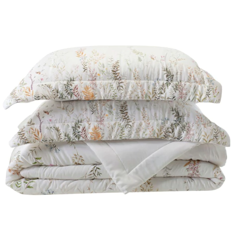 Jogo de Cama Kacyumara Bali 400 Fios Olivier - 100% Bambu - Casal