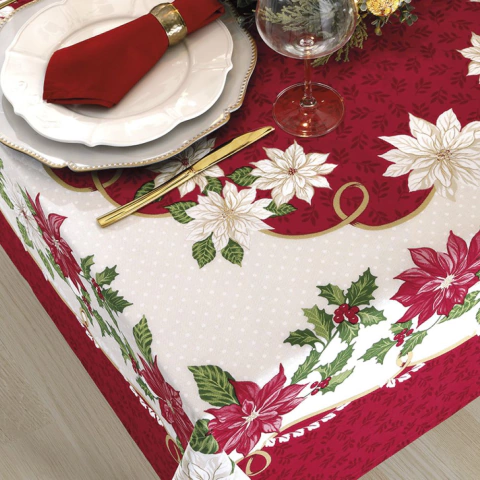 Toalha de Mesa Genebra Natal Estampada 90