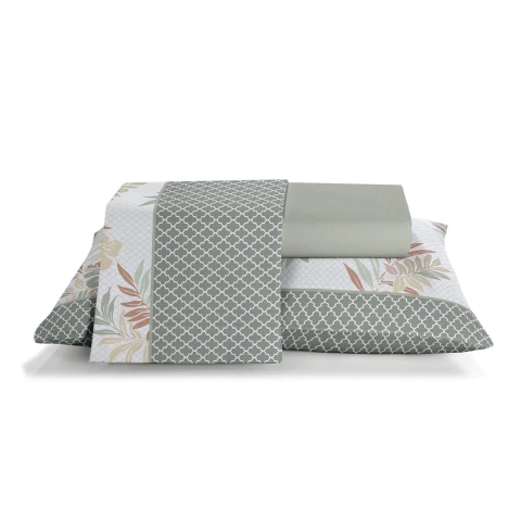 Jogo de Cama Santista Royal Pampulha 100% Algodão - Casal