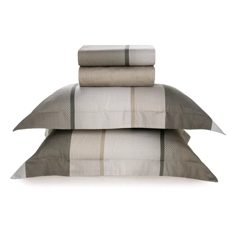 Jogo de Cama Karsten Melvin 270 Fios - Cetim 100% Algodão