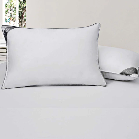 Travesseiro Kacyumara Premium Toque de Pétalas - Branco - 50x90cm