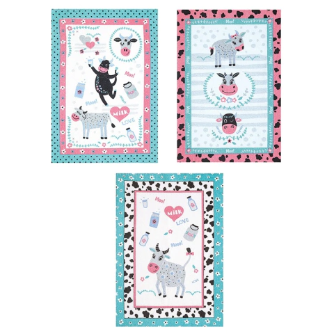 Kit Pano de Copa Prata Mimosa 100% Algodão