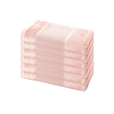 Kit 6 peças Toalha Lavabo Dohler Para Bordar Verona 30x45cm - 100% Algodão