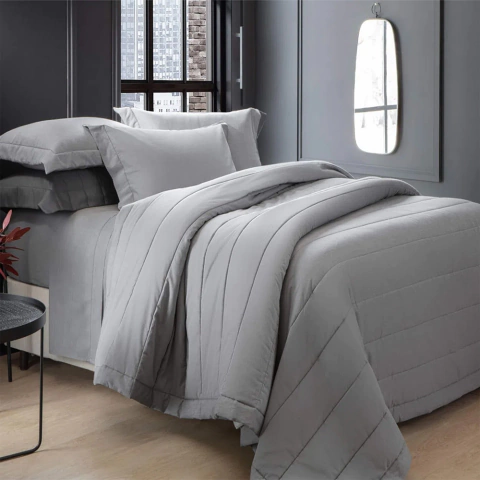 Jogo de Cama Kacyumara Chambret 200 Fios - 100% Algodão - Casal