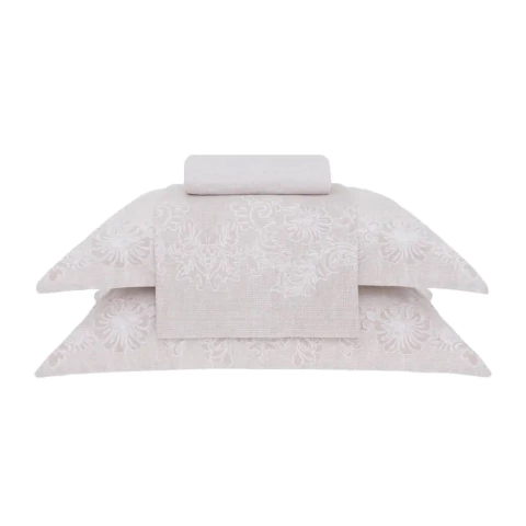 Jogo de Cama Buddemeyer Percalle Marchesa 180 Fios - 100% Algodão - King