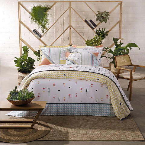 Jogo de Cama Home Design Cool - 100% Algodão