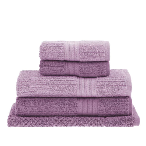 Jogo de Banho Buddemeyer Fio Penteado Canelado 5 Peças