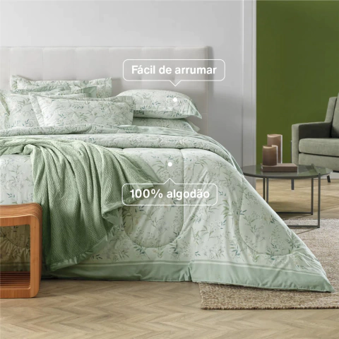 Jogo de Cama Diana 180 Fios - 100% Algodão
