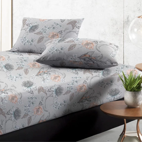 Jogo de Cama Arrumada Simples Bluemoon Malha Soft 100% Algodão