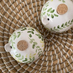 Set aceitero y vinagreo Oliva - laperlitadeco