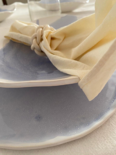 Plato playo irregular Santorini 26 cm - comprar online