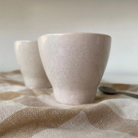 Vasito nespresso blanco piedra - comprar online