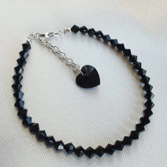 Pulsera 4mm con extensión y dije