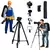 Trípode Profesional Cámara 1,40m 360° Foto SLR Obras + Bolso - comprar online
