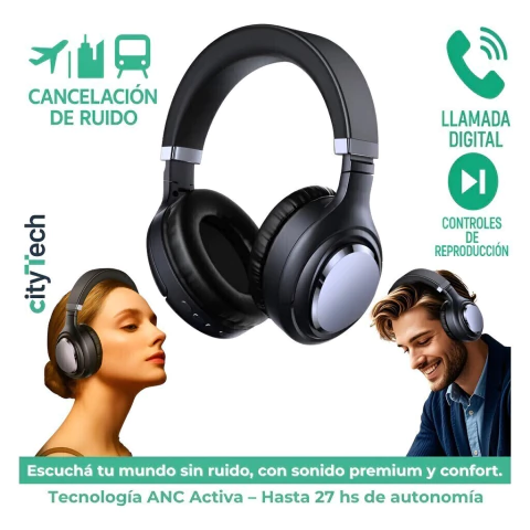 Auriculares Bluetooth Inalámbricos Cancelación De Ruido Pro