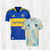 COMBO BOCA JUNIORS CAMISETA TITULAR 24/25 + CAMISETA PRE MATCH - comprar online