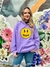 moletom oversized mascote lavanda - Casa do Drew