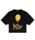 camiseta joy boxy ss preto