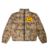 jaqueta puffer com zíper camuflagem Drew