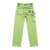 jeans pintado de verde-limão - comprar online