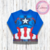 Conjunto UV50+ Capitan America - Remera + Malla - comprar online