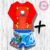 Conjunto UV50+ Iron Man - Remera + Malla -