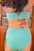 Biquíni Top Amarração Frontal Hot Pants Verde Acqua na internet