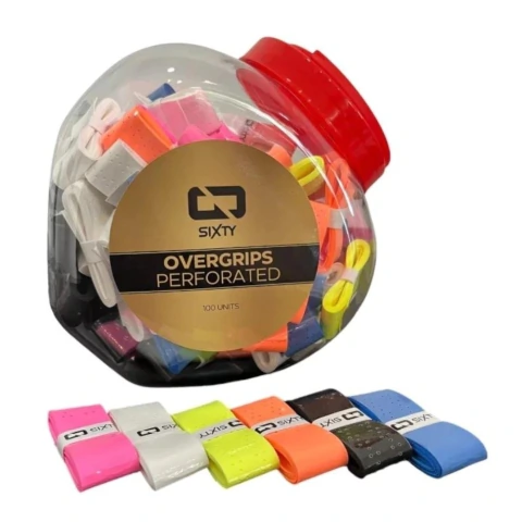 Caramelera Overgrip Sixty Thin Perforados 100u