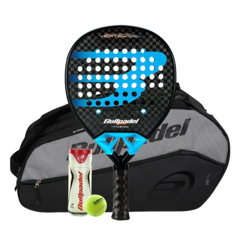 Combo Paleta Vertex 05 Hybrid 2026 + Paletero Vertex Negro 2026